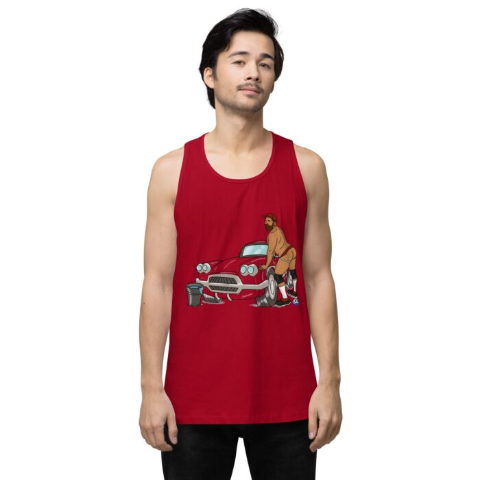 Men’s premium tank top - Car Wash - Image 6