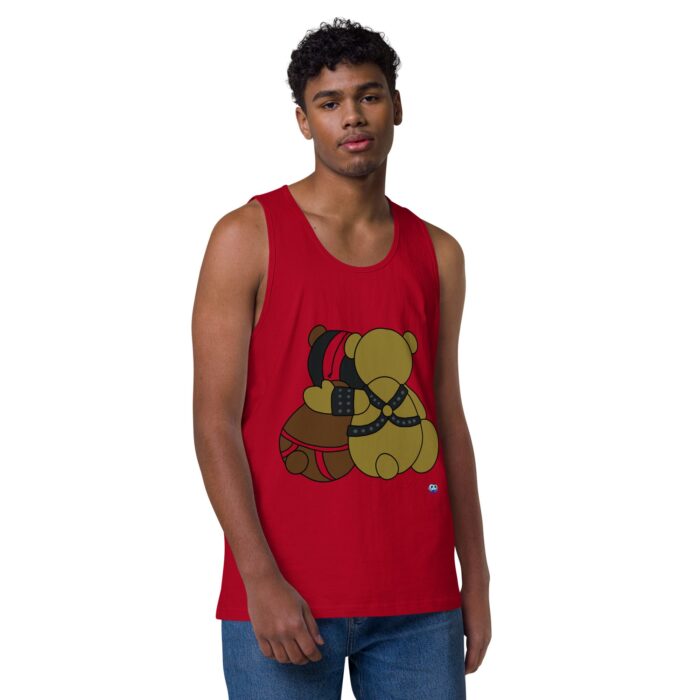 Men’s premium tank top - Bondage Bears - Image 10
