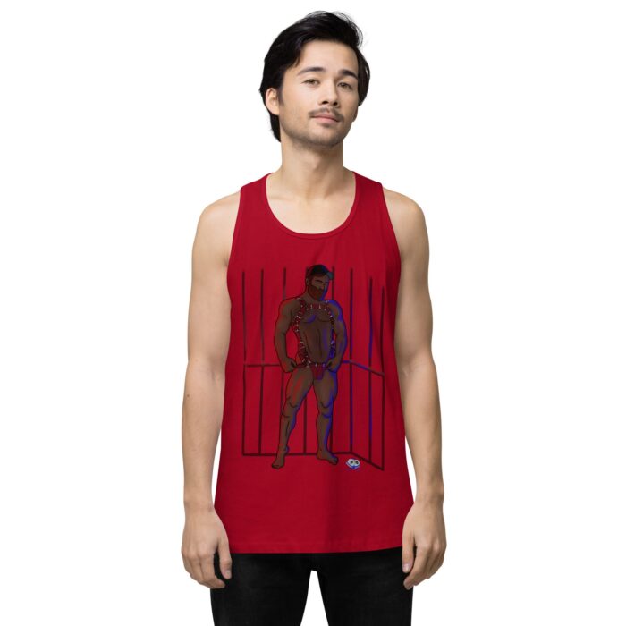 Men’s premium tank top - Busted - Image 6