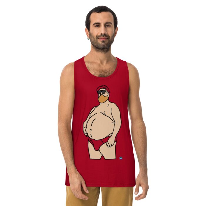 Men’s premium tank top - Chub in Hat - Image 6