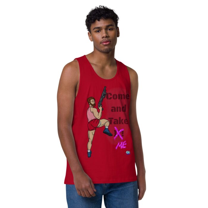 Men’s premium tank top - Come and Take Me - Image 6