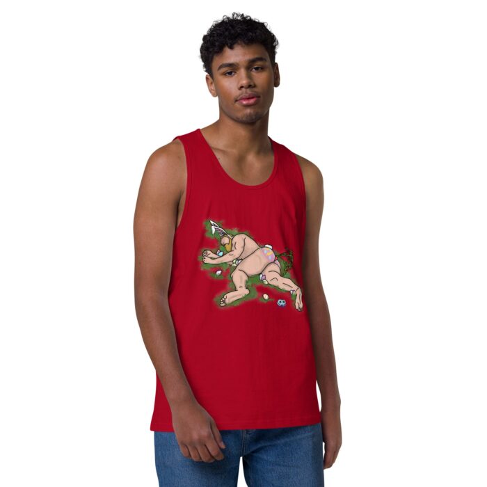 Men’s premium tank top - Egg Hunt - Image 6