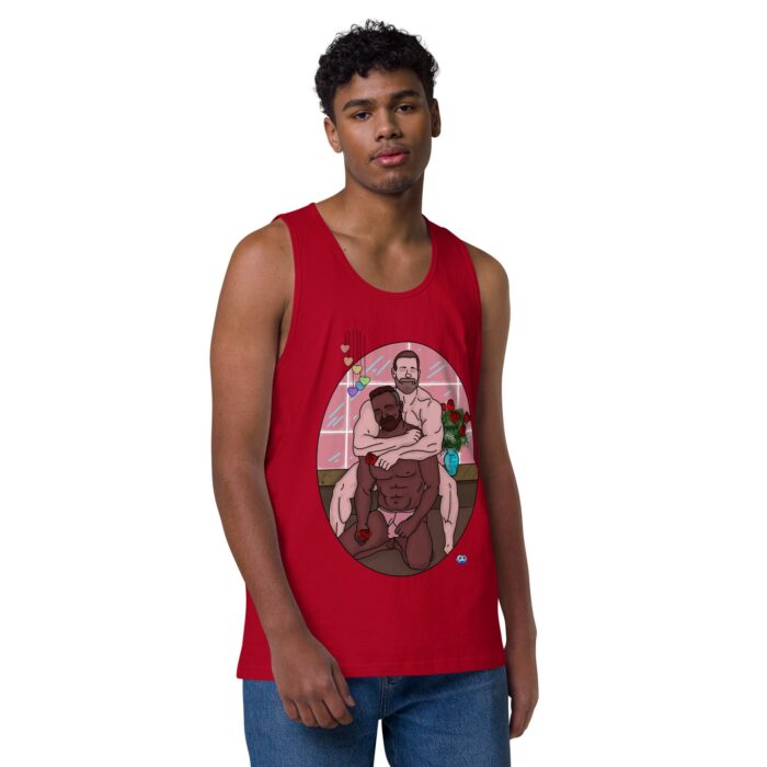 Men’s premium tank top - Guns & Roses