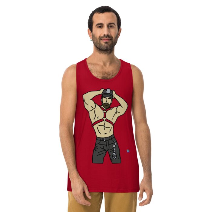 Men’s premium tank top - Handcuffs - Image 3