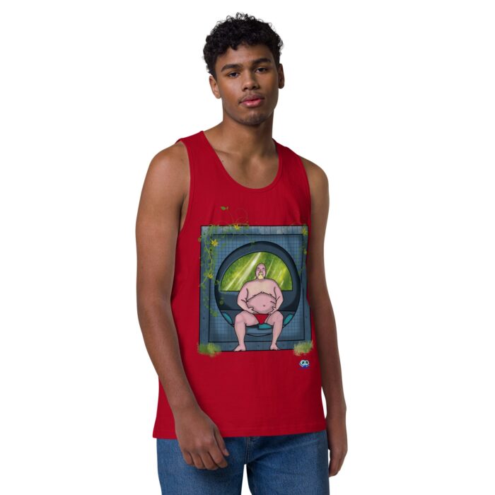 Men’s premium tank top - Heavy Meditation - Image 6