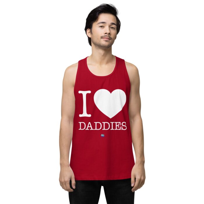 Men’s premium tank top - I Heart Daddies - Image 12