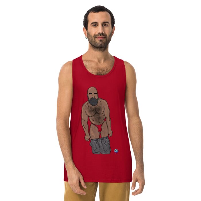 Men’s premium tank top - Lose the Shorts - Image 6
