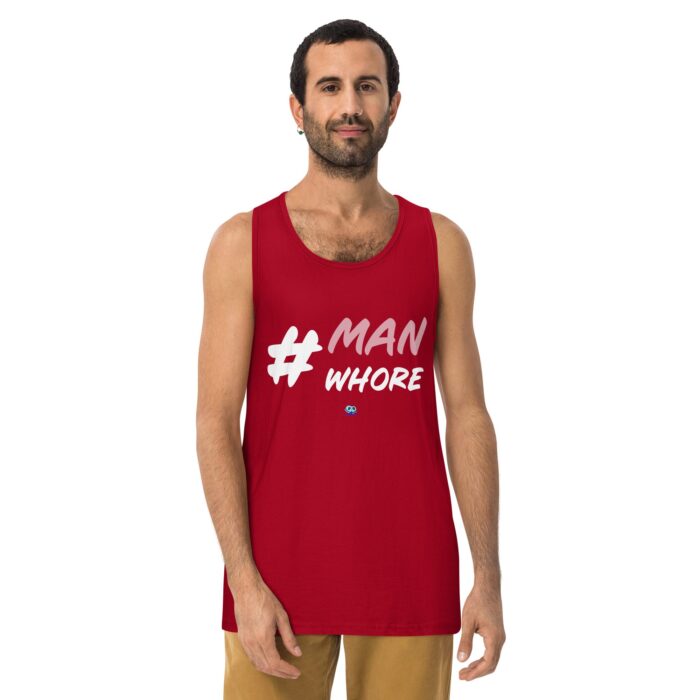 Men’s premium tank top - Man Whore