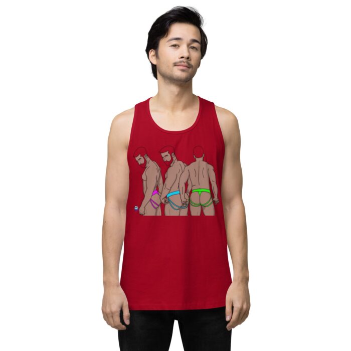 Men’s premium tank top - Neon Jocks - Image 12