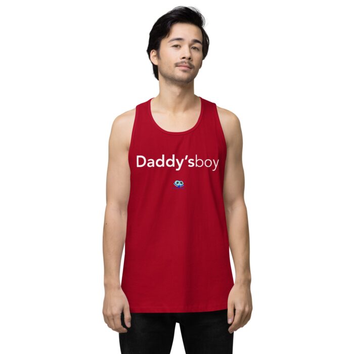 Men’s premium tank top - Daddys Boy - Image 12