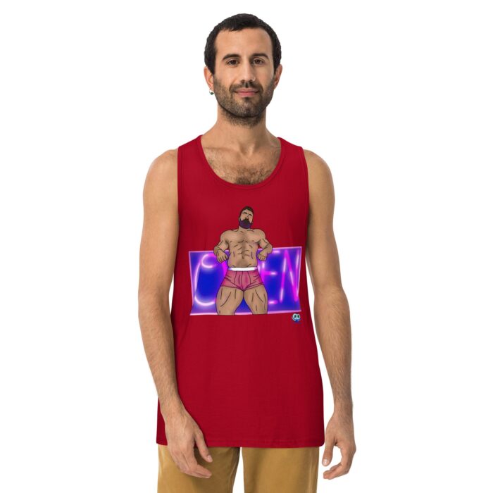 Men’s premium tank top - Open - Image 6