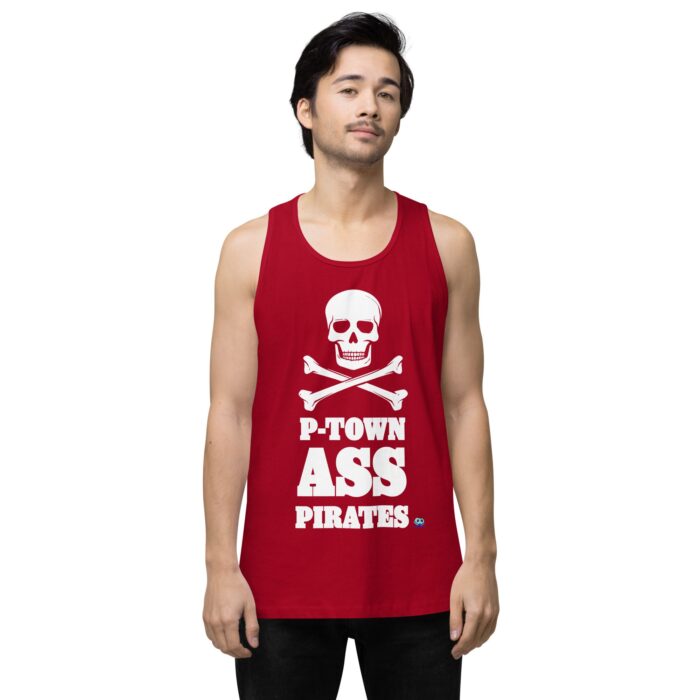 Men’s premium tank top - P-Town Ass Pirates - Image 11