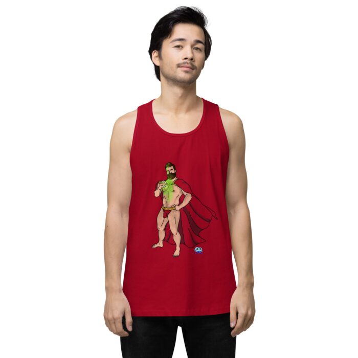 Men’s premium tank top - Powerful - Image 11