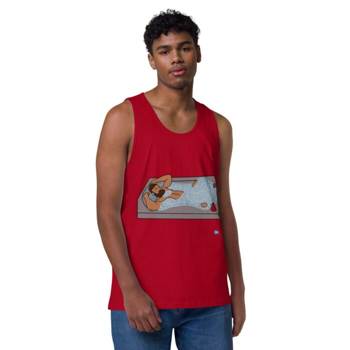 Men’s premium tank top - Rubber Ducky - Image 10
