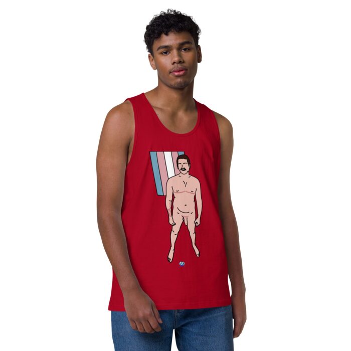 Men’s premium tank top - Scars - Image 6