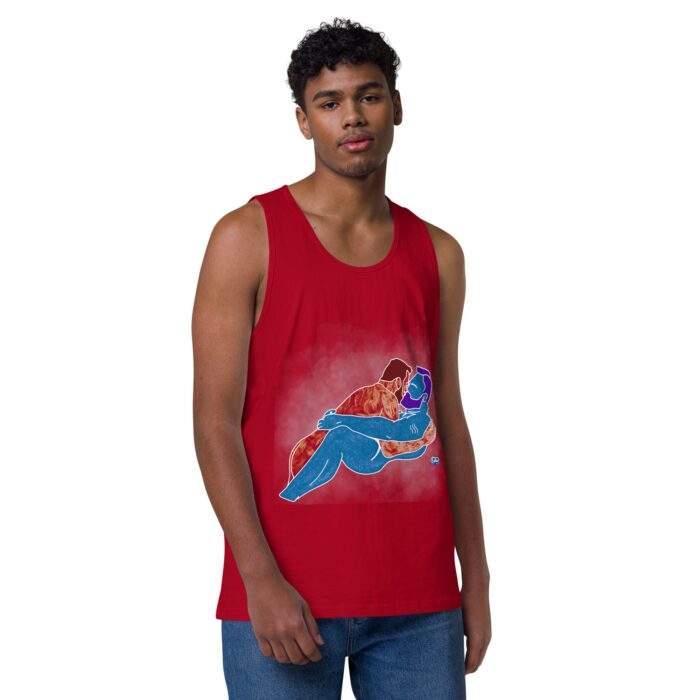 Men’s premium tank top - Steam - Image 10