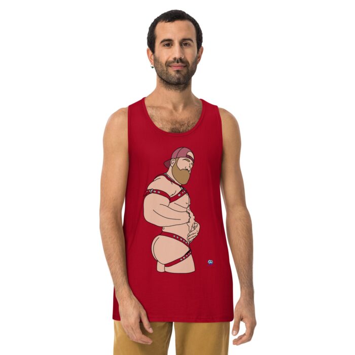 Men’s premium tank top - Straps - Image 6