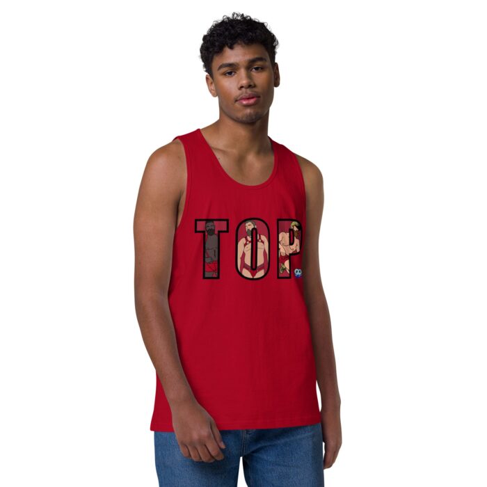Men’s premium tank top - TOP Cutout - Image 6