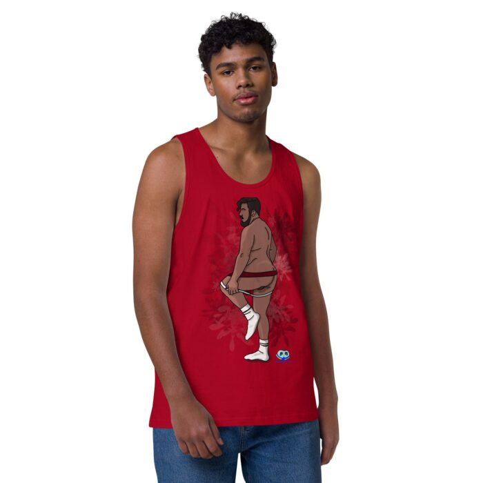 Men’s premium tank top - Undress - Image 10