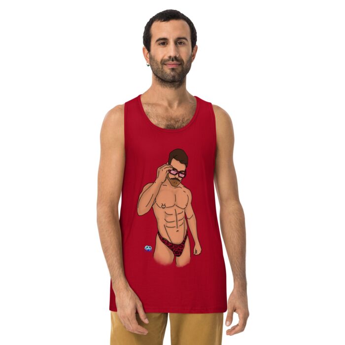 Men’s premium tank top - Wild - Image 6