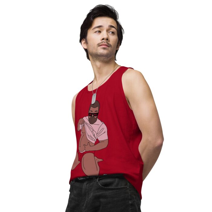 Men’s premium tank top - Belly Pride - Image 15