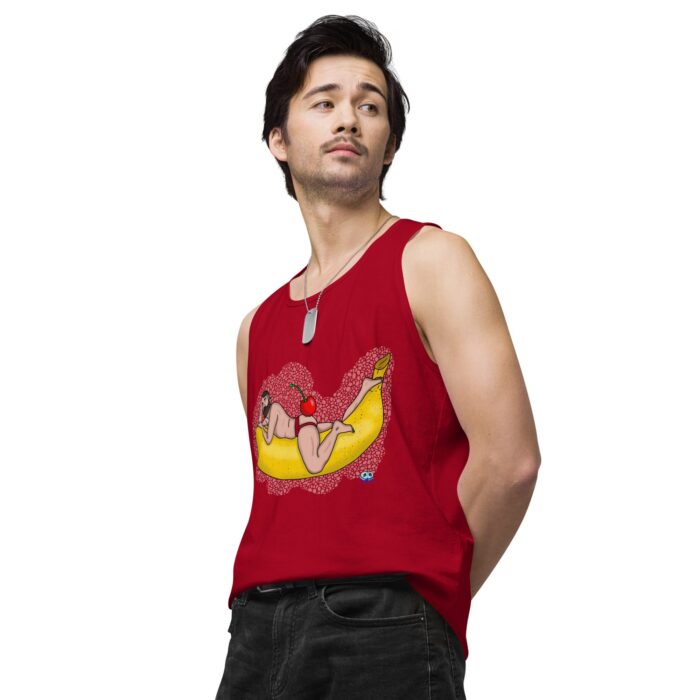 Men’s premium tank top - Cherry on Top - Image 15