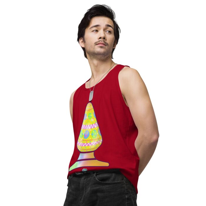 Men’s premium tank top - Easter Egg Butt Plug - Image 10