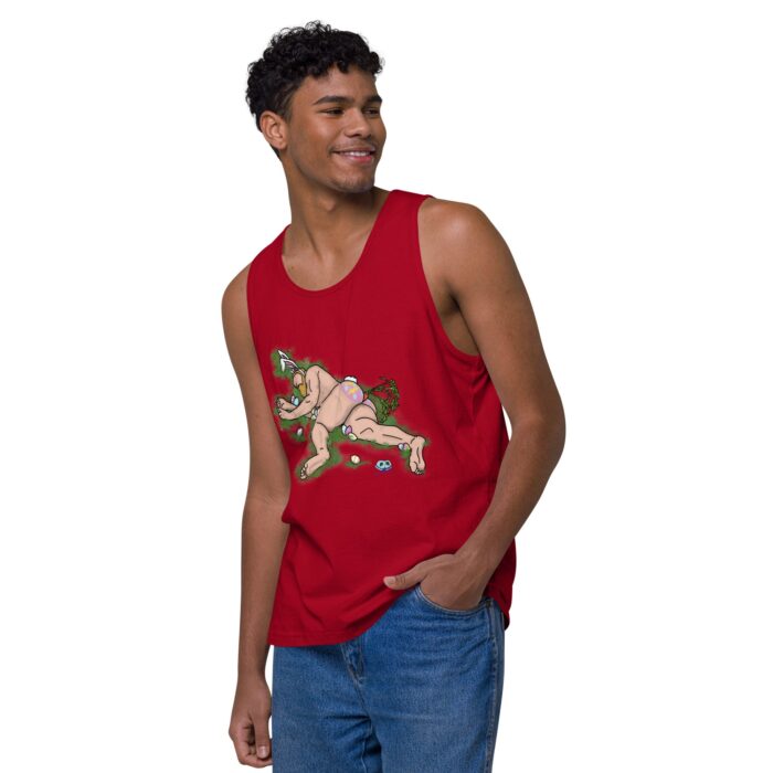 Men’s premium tank top - Egg Hunt - Image 8