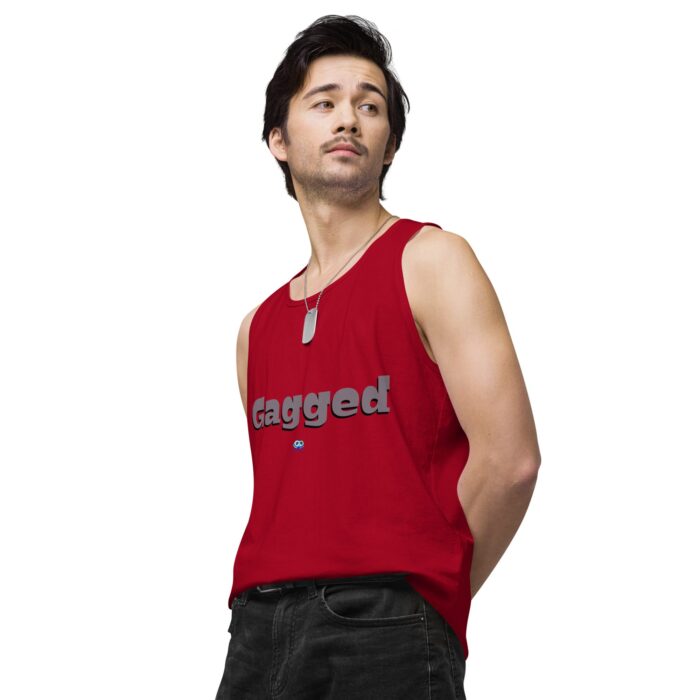 Men’s premium tank top - Gagged - Image 15