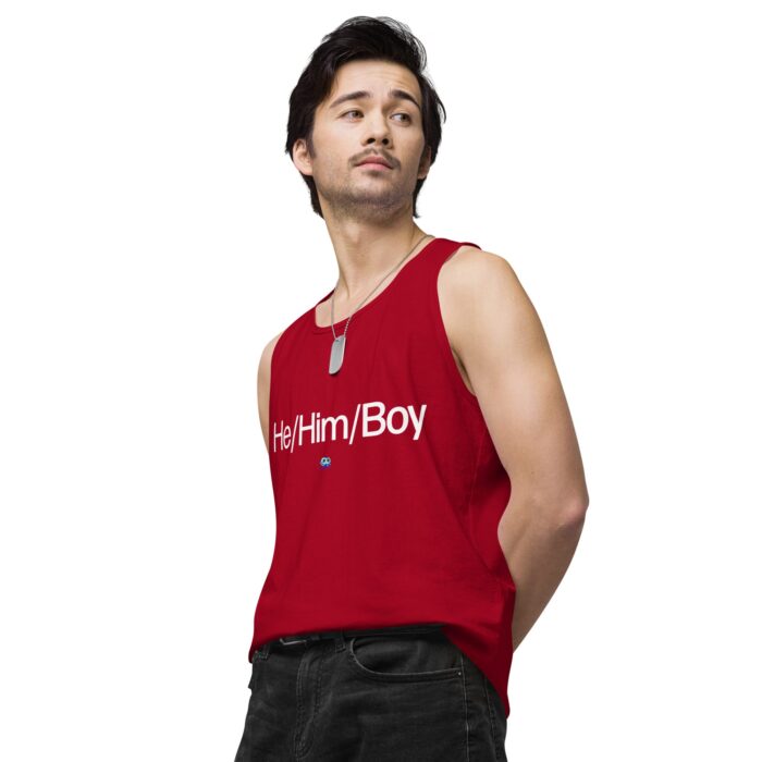 Men’s premium tank top - He/Him/Boy - Image 15