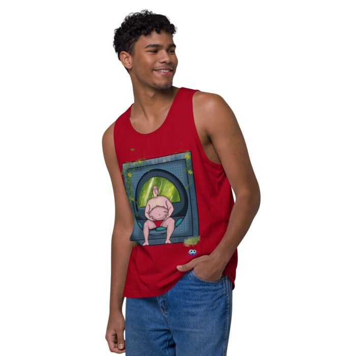 Men’s premium tank top - Heavy Meditation - Image 8