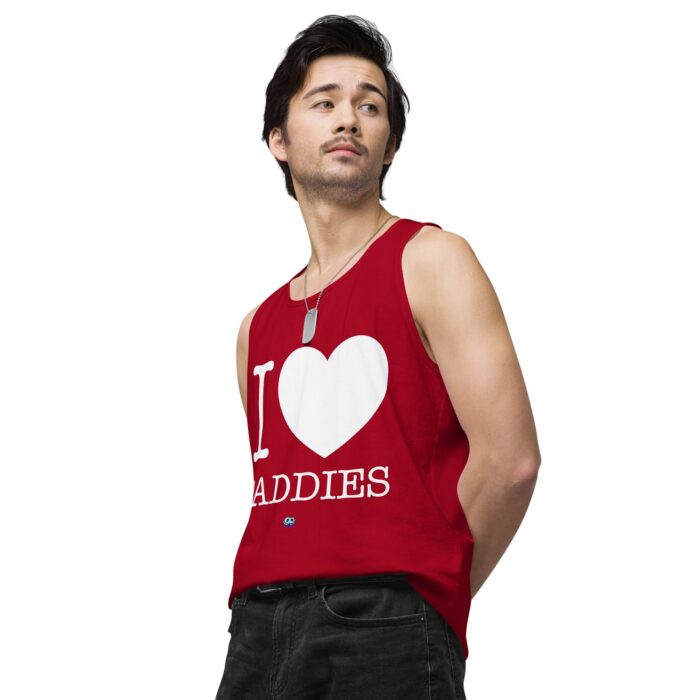 Men’s premium tank top - I Heart Daddies - Image 15