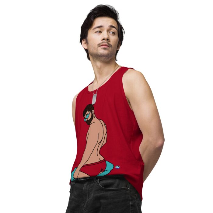 Men’s premium tank top - Pool Boy - Image 14