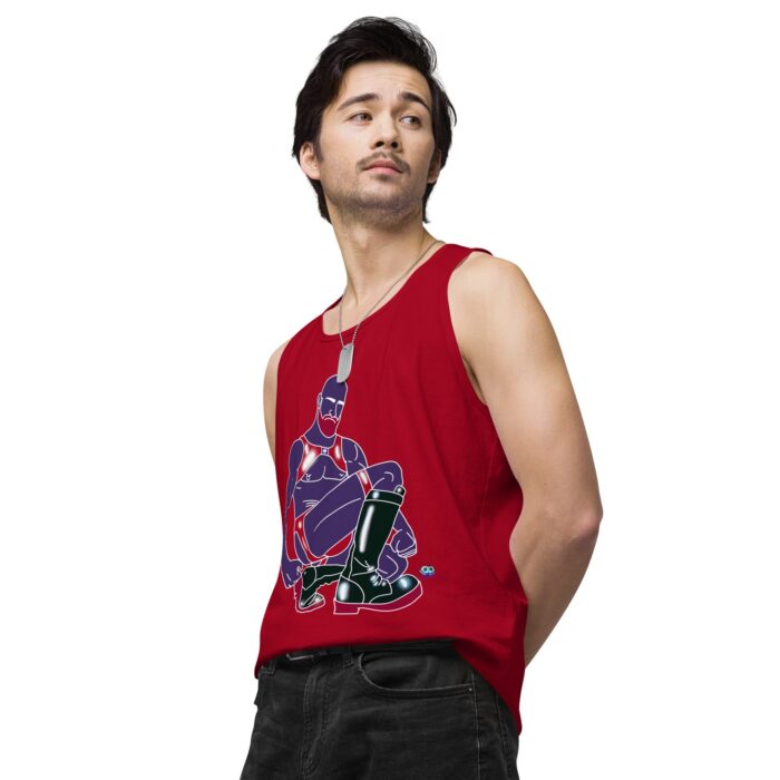 Men’s premium tank top - Rubber Daddy - Image 15