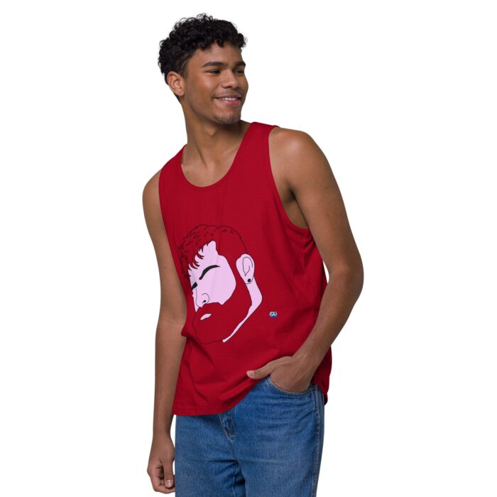 Men’s premium tank top - Smolder - Image 12