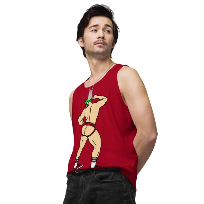 Men’s premium tank top - Up Against The Wall - Image 15