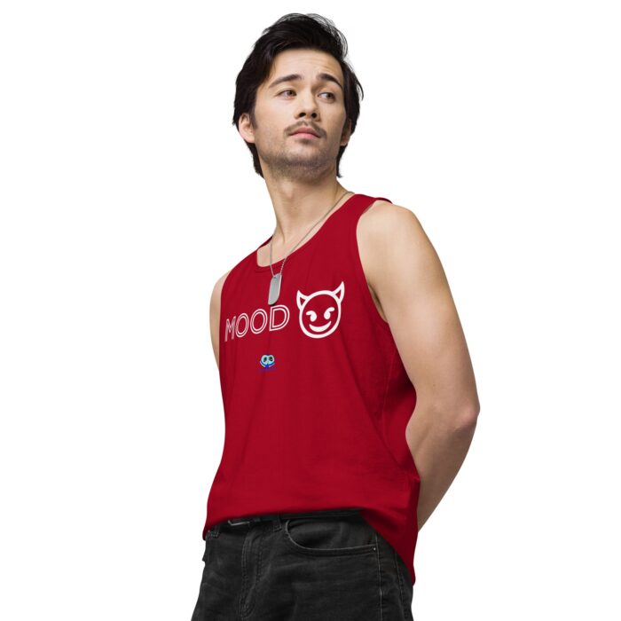 Men’s premium tank top - Mood Horny Devil Emoji - Image 14