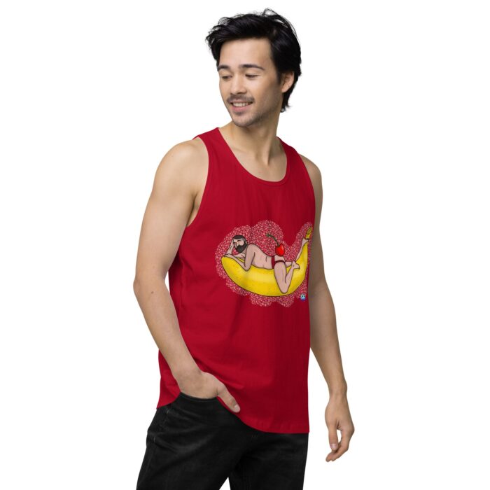 Men’s premium tank top - Cherry on Top - Image 14