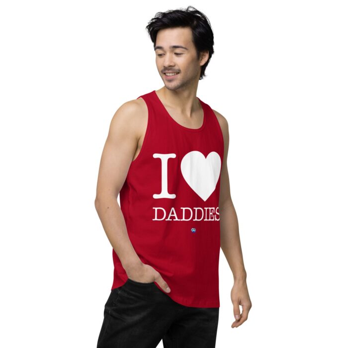 Men’s premium tank top - I Heart Daddies - Image 14