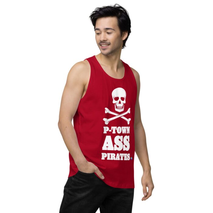 Men’s premium tank top - P-Town Ass Pirates - Image 13