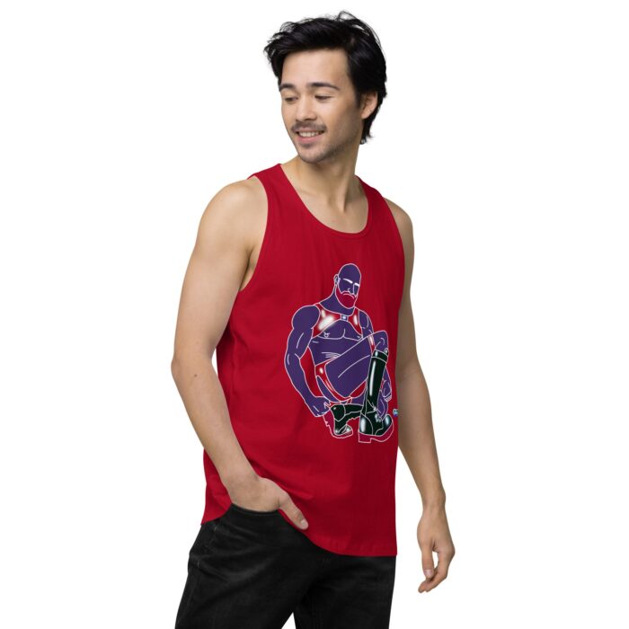 Men’s premium tank top - Rubber Daddy - Image 14
