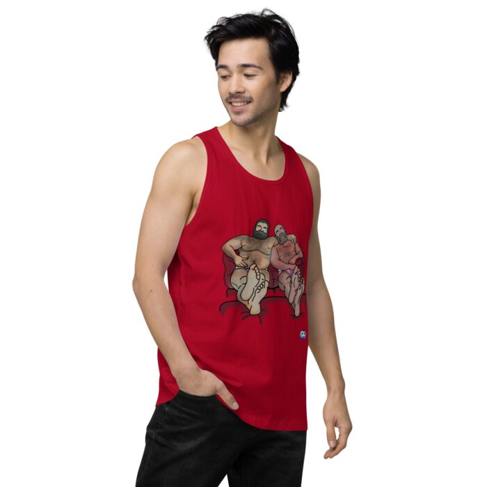 Men’s premium tank top - Staying In - Image 13