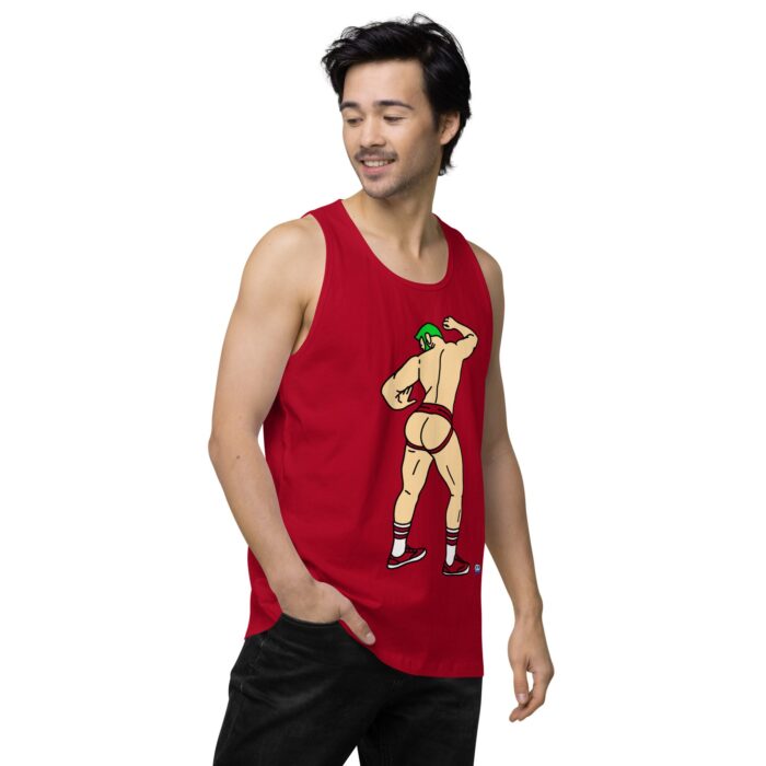 Men’s premium tank top - Up Against The Wall - Image 14