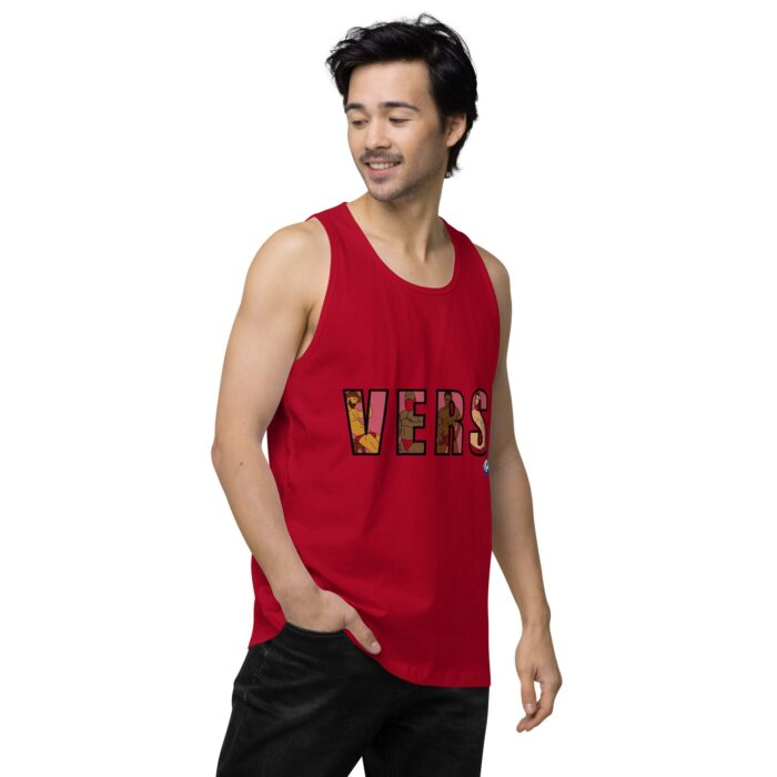 Men’s premium tank top - VERS Cutout - Image 14