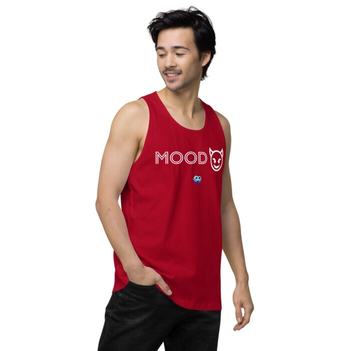 Men’s premium tank top - Mood Horny Devil Emoji - Image 13