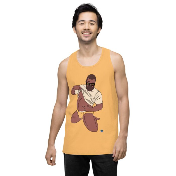 Men’s premium tank top - Belly Pride - Image 48