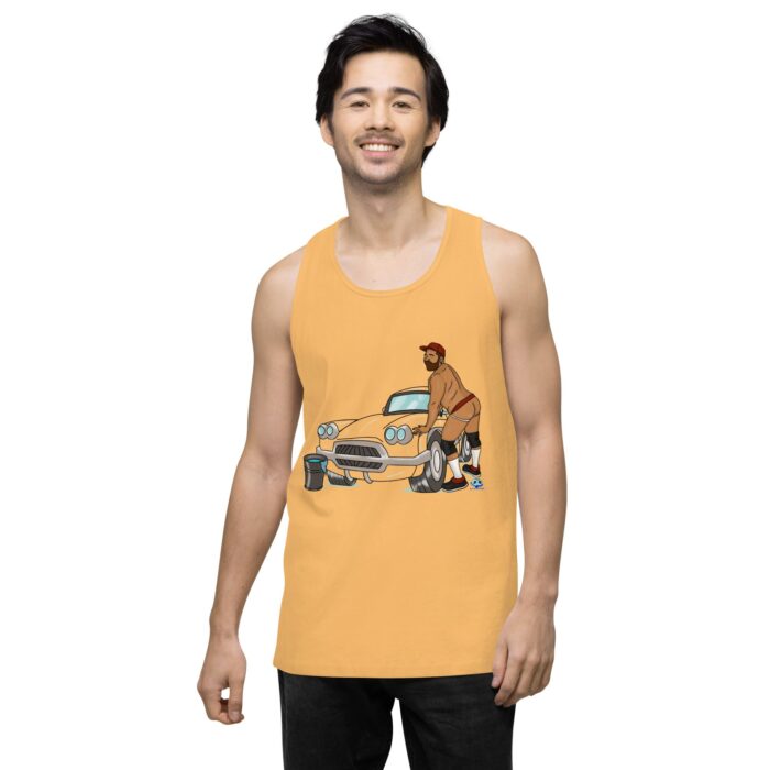 Men’s premium tank top - Car Wash - Image 21