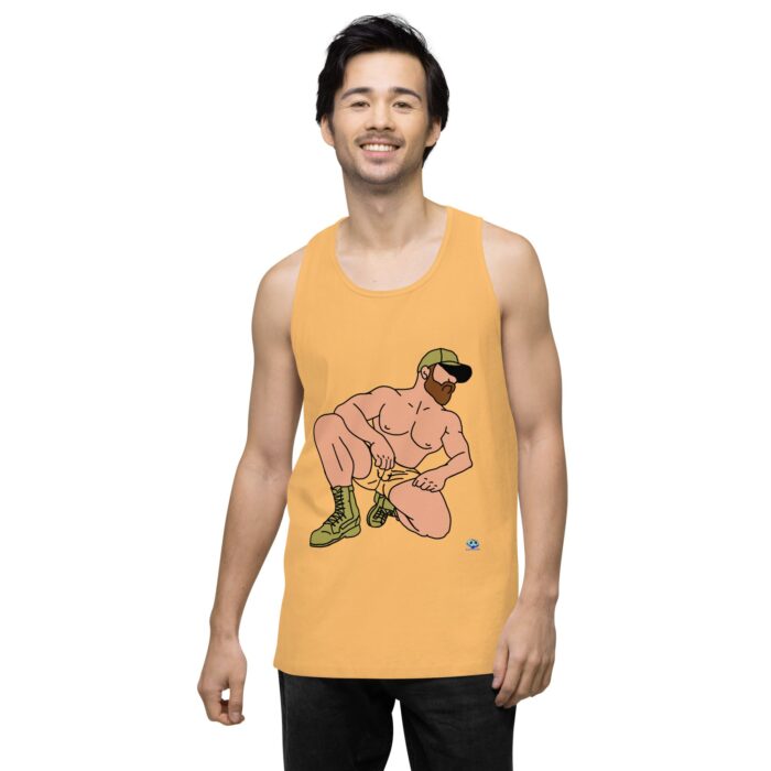 Men’s premium tank top - Combat Boots - Image 20