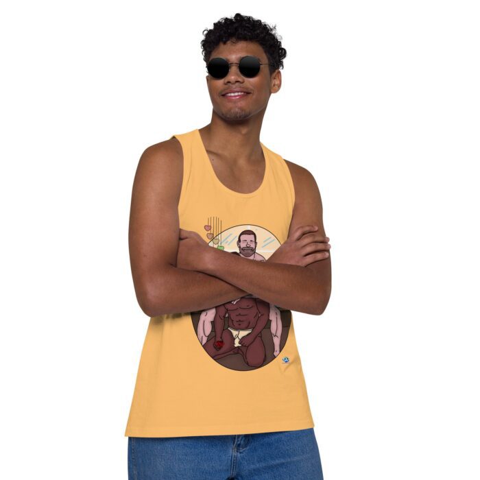 Men’s premium tank top - Guns & Roses - Image 30