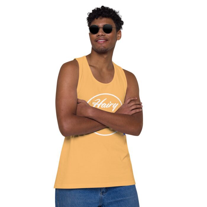 Men’s premium tank top - Hairy, Delicious, and Hot - Image 38